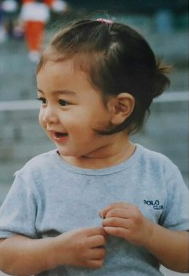 ジヒョの子供の頃の画像