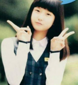ユジンの小学校の頃の画像